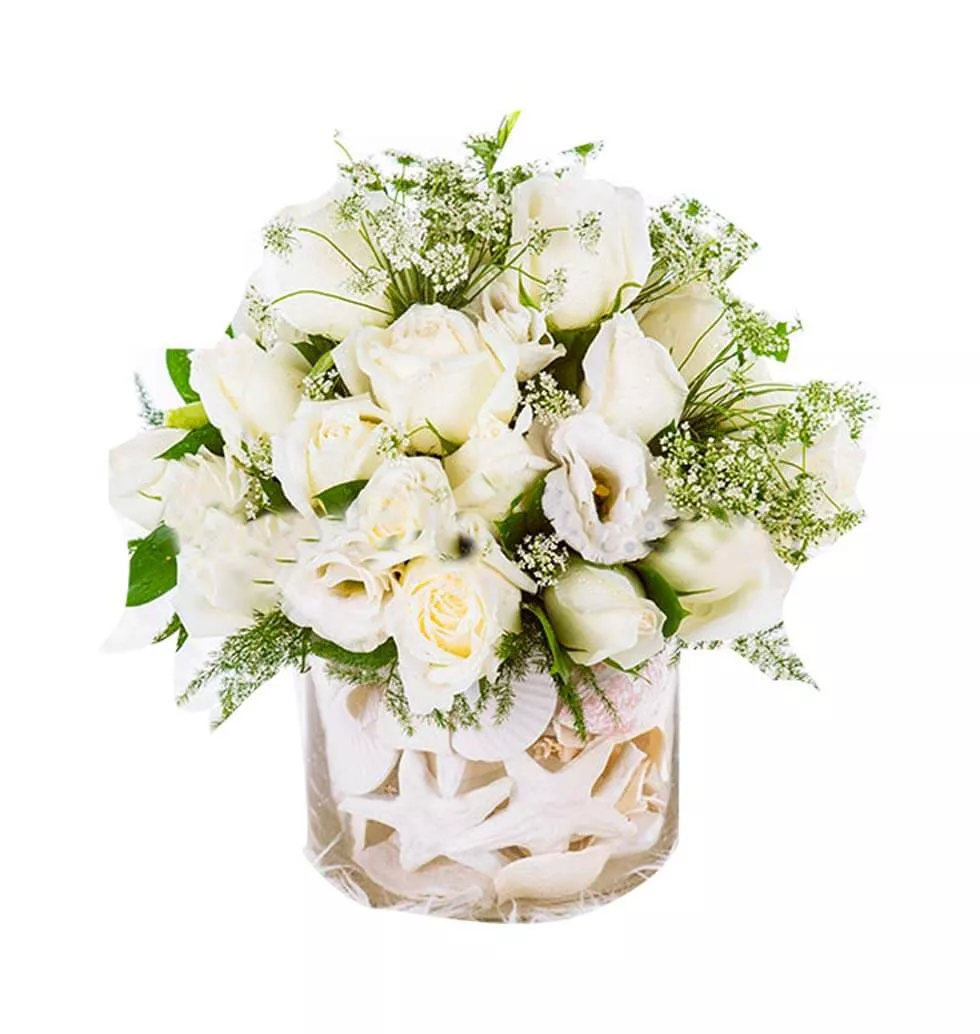 Incredibly Beautiful White Roses