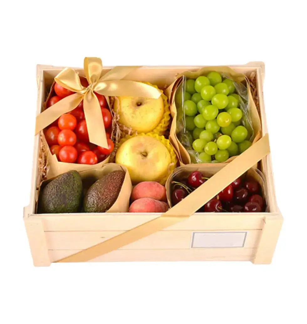 A box with exciting fruits