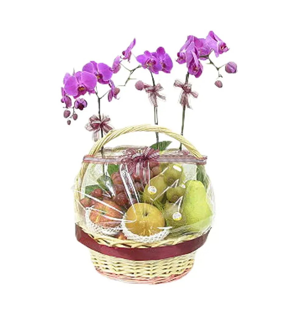 Fruity Surprise with Orchid
