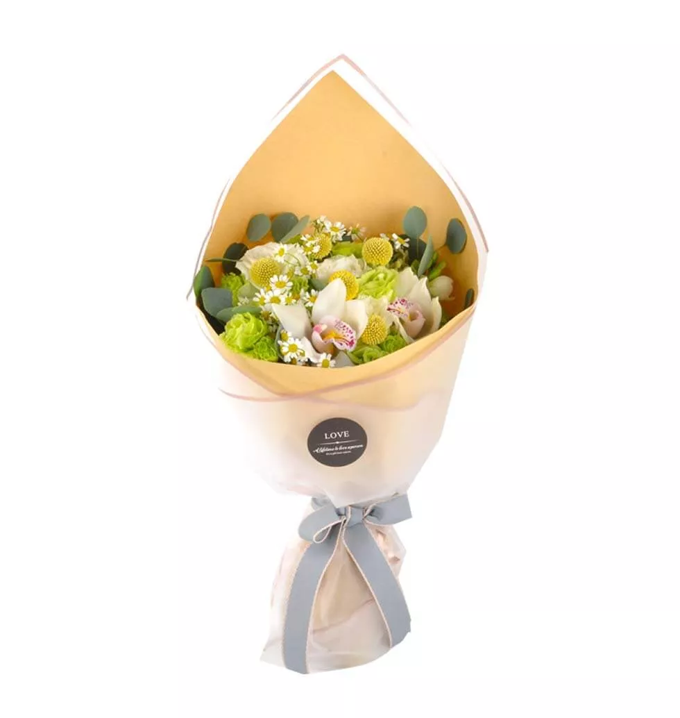 Bouquet Bursting with Dazzling Flowers