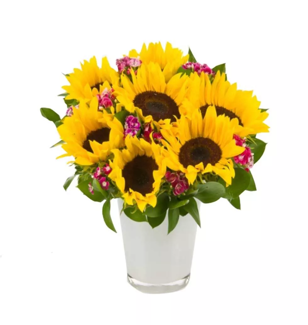 Vase Of Sunny Delight