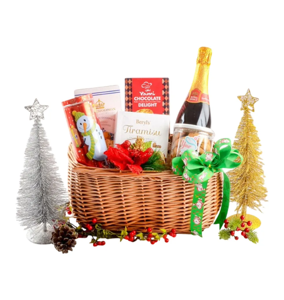 Luxurious Christmas Sweet Indulgence Basket