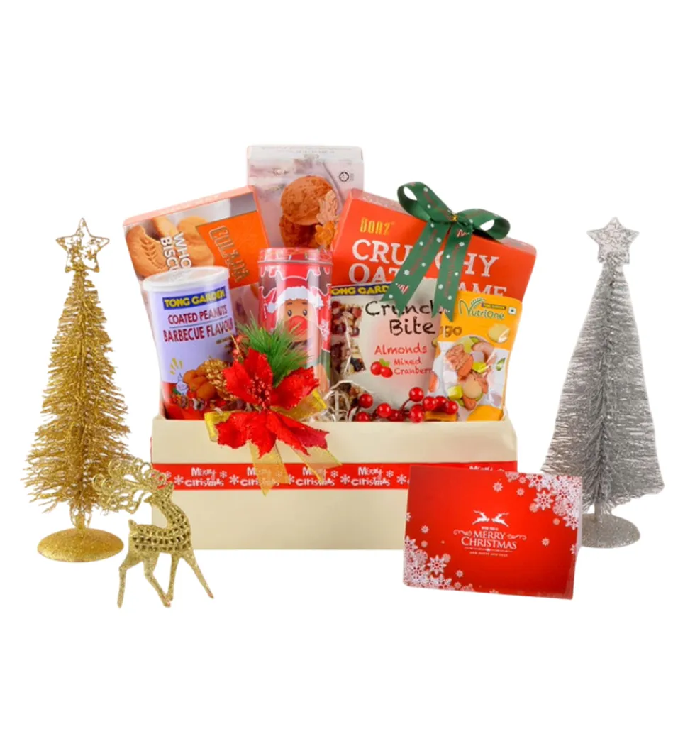 Festive Christmas Crunchy Snack Box