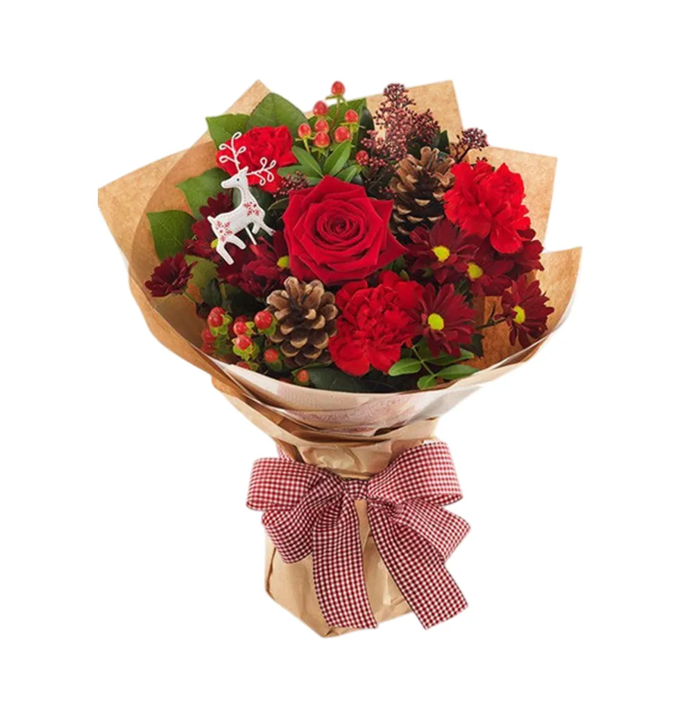 Elegant Christmas Blooms Bouquet