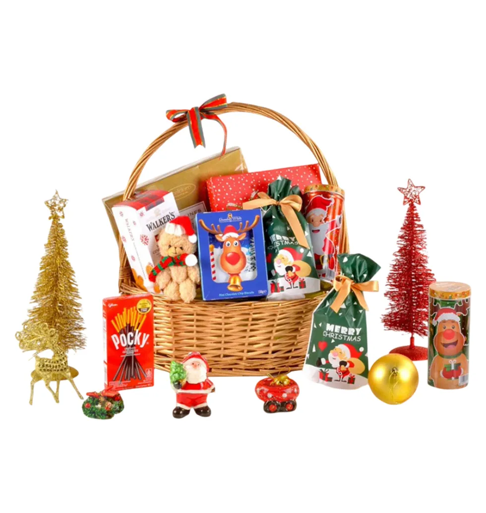 Festive X-Mas Treats Celebration Basket