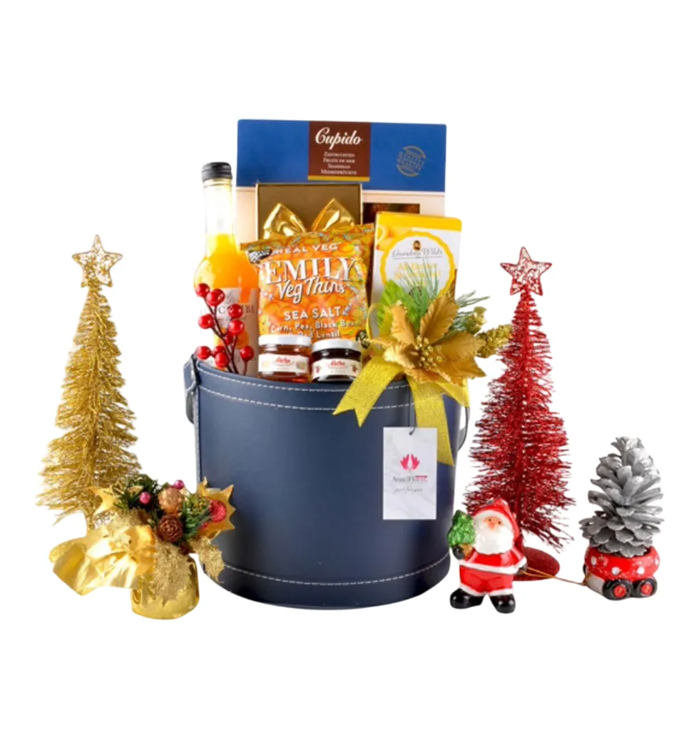 Joyful Christmas Treats Basket