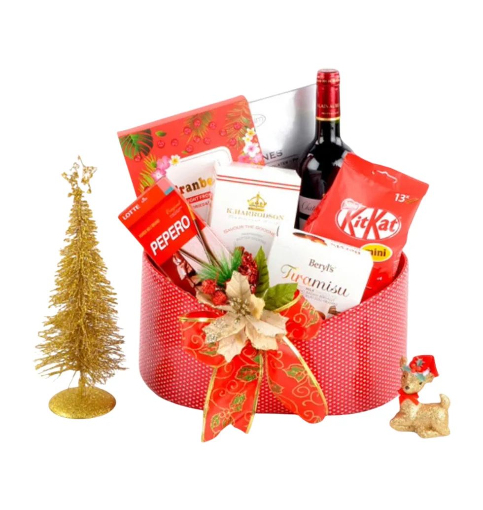 Vibrant Christmas Chocolate Treats Hamper