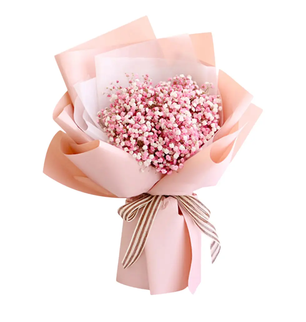 Pink & White Blooms Gift Bouquet