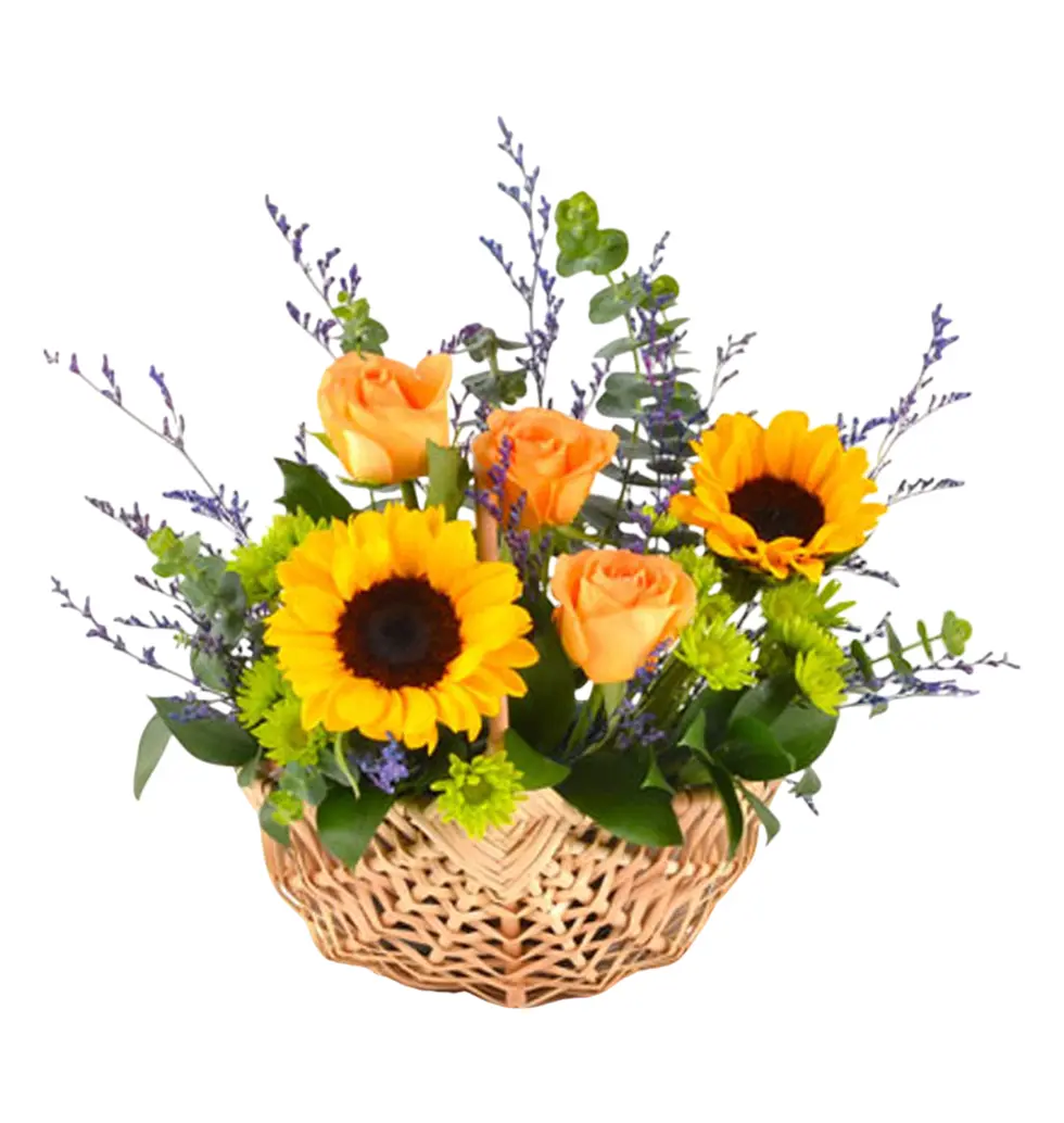 Joyful Blooming Basket