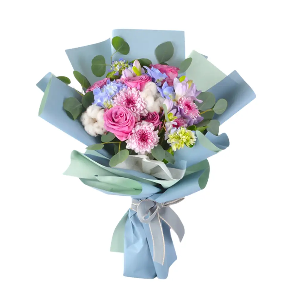 Delightful Purple Flower Arrangement