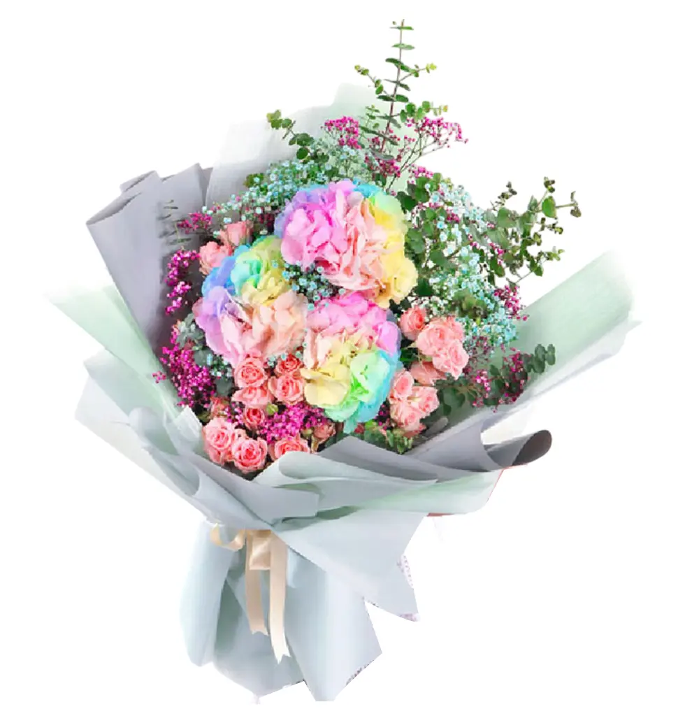 Celebrate with Rainbow Blooms