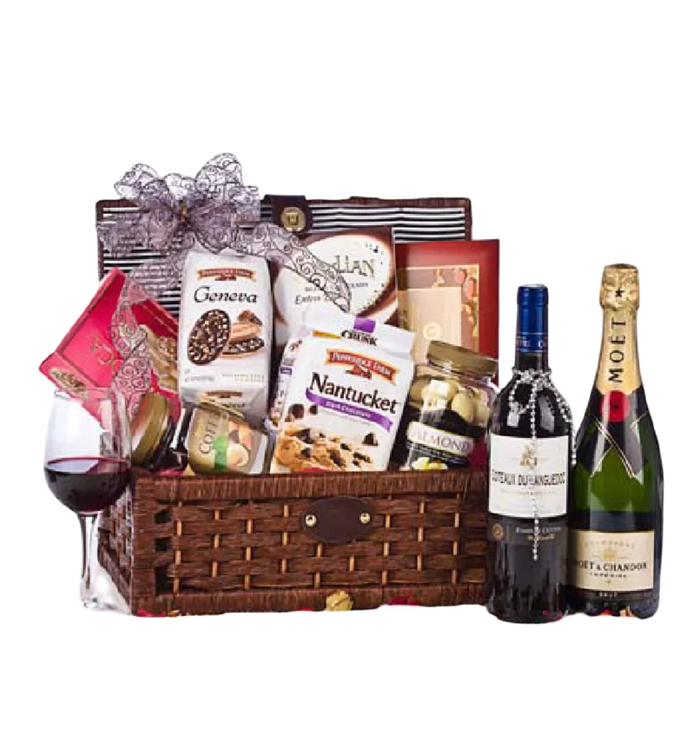 Luxury Chocolate and Wine Set